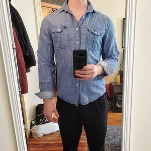 Men's medium Express denim shirt